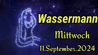 horoskop Wassermann Mittwoch 11 September 2024 [upl. by Ocire]