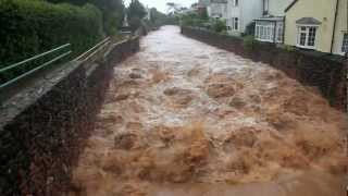 Sidmouth Devon UK floods [upl. by Akinwahs]