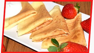 😋 Cómo hacer MASA de CREPES para 1 persona 👉 Fácil y Rápido con 3 Ingredientes [upl. by Nnylyar]