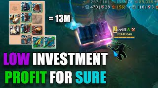 Build T41 Solo Static Dungeon t5 l low investment profit for sure l 13m profit Albion online [upl. by Ruhtra]