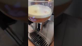 Delonghi cappuccino Carmel viralvideo delonghicoffee cappuccino [upl. by Saffren]