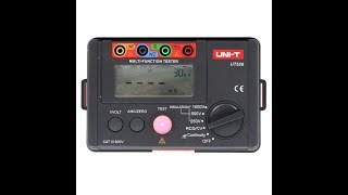 Good UNI T UT526 Multi function digital meter Electrical Insulation Tester Earth Resistance Mete [upl. by Ttezzil]