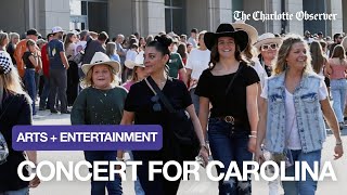 Concert for Carolina Thousands Gather In Charlotte Supporting Hurricane Helene Victims [upl. by Tansey291]