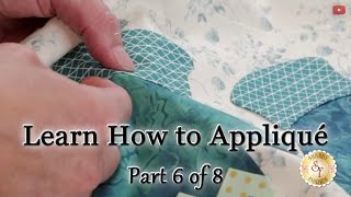 Learn How to Appliqué with Shabby Fabrics  Part 6 Hand Sewing [upl. by Aiuqes]