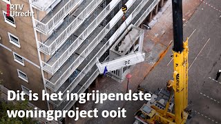 Deze flats worden voor 100 miljoen euro verbouwd en dat is eindelijk begonnen  RTV Utrecht [upl. by Kelam274]