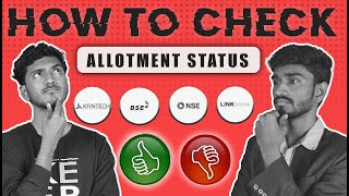 😱How to check IPO allotment status With LIVE🔴screen record proof ipoallotmentstatus stockmarket [upl. by Adin3]