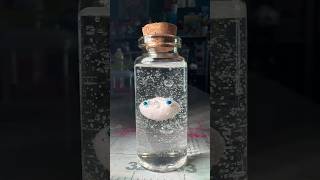 Blob floating in jar of quake hold gel [upl. by Kipper]