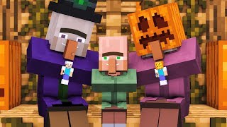 Villager amp Witch Life FULL ANIMATION  Alien Being Minecraft Animation [upl. by Caswell]