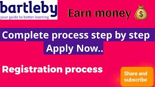 Bartleby complete registration process step by step ll vacancy available ll apply now ll Watch now [upl. by Ahsinyar]