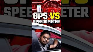 GPS Vs Speedometer 🛰️ shorts gps speedometer satellite googlemaps informative hindi cars24 [upl. by Oler]