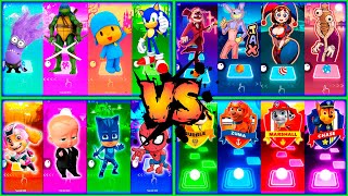 Telis Hop EDM Rush MegamixThe Amazing Digital Circus vs Baby Boss vs Paw Patrol vs Minions vs Bluey [upl. by Zobe]