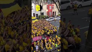 Champions League Final  Dortmund fans ready for Real Madrid in London football ucl [upl. by Katrinka]