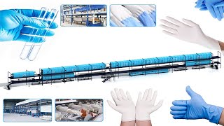 Nitrile gloves manufacturer China Nitrile gloves China Gloves machine [upl. by Sadinoel]