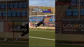 Goalkeeper Positioning Tips Part 3 goalkeeping goalkeepertips shorts [upl. by Mccoy242]