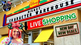 LIVE SHOPPING DISNEY CHARACTER WAREHOUSE for New Merch [upl. by Spalding]