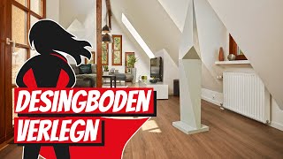 Fußboden in HolzOptik verlegen  Bauhelden [upl. by Menard746]