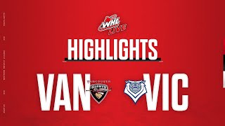 Vancouver Giants at Victoria Royals 128  WHL Highlights 202324 [upl. by Akimat475]