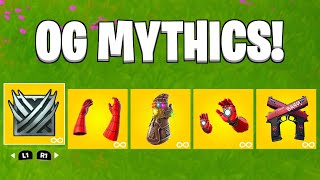 VAULTED ITEMS MAP CODE in Fortnite Creative OG MYTHICS [upl. by Larsen496]