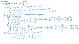 Linear Algebra  Orthogonal Diagonalization [upl. by Rammus]