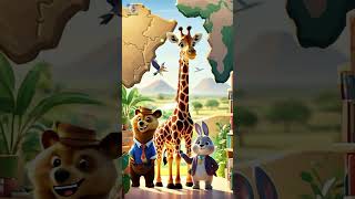 Gabby the Giraffe Teaches Geography  Educational Fun for Kids [upl. by Verena544]