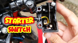 How to Fix Starter Switch  Suzuki Raider R150 Fi Tutorial [upl. by Laeria]