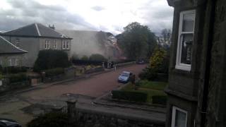 Demolition of Lanark Grammar School [upl. by Ellednahc153]