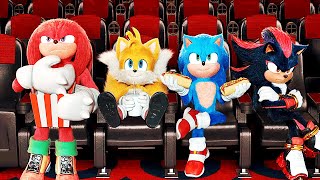 SONIC THE HEDGEHOG 3 quotWatching Gladiator IIquot Trailer NEW 2024 [upl. by Marrissa]