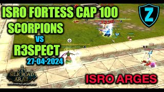 ISRO  Arges Hotan Fortess War 27042024  Scorpions Vs R3SPECT  Cleric Play [upl. by Airamahs647]