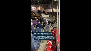 Le Tournoi provincial de hockey peewee de Jonquière bat son plein [upl. by Geno]