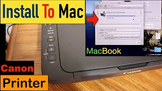 How To Install Canon Printer To Mac [upl. by Oberheim]