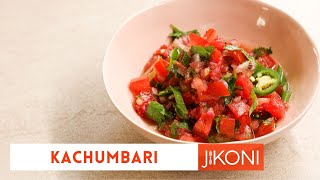 How to Make Kachumbari  Kenyan Tomato Salad [upl. by Nalid]