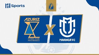 Campeonato Paranaense 2024 Azuriz x Maringá  7ª Rodada  AO VIVO  COM IMAGENS [upl. by Felicie]