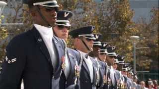 USAF Honor Guard Drill Team  West Coast Tour [upl. by Zinah889]