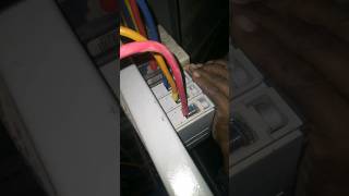 MCCB circuit breaker connection electrical shot [upl. by Alam758]