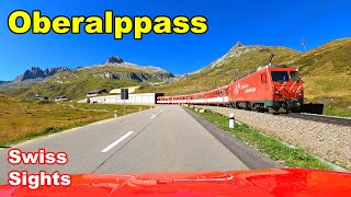 Oberalppass Wonderful Drive to Andermatt Switzerland 4K [upl. by Aihsila]