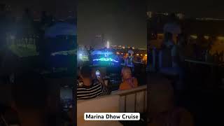 Marina Dhow Cruise  Tanura Show  Dubai marinadubai dubai cruise tanurawatdance dabka [upl. by Matthia275]