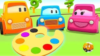 Videos educativos infantil  Coches inteligentes aprenden los colores [upl. by Hiltan]