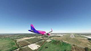 MSFS 2020  Airbus A320 Neo Wizz Air  Last Approach amp Landing at LROP Henri Coandă Airport [upl. by Iiette]