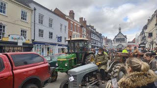 Shropshires 25th Annual vintage tractor run [upl. by Ahsinam]