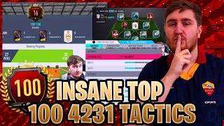 FIFA 20 INSANE 300 4231 TACTICS BEST 4231  442 TACTICSINSTRUCTIONS 4231 GUIDE  442 GUIDE [upl. by Licec]