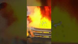 First Edit  Romain Grosjean formula1 f1 romaingrosjean fire crash car speed edit [upl. by Ellis]