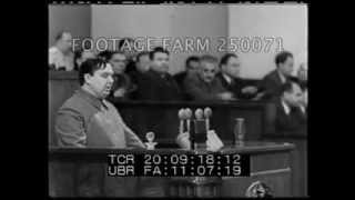 Malenkov Denounces Beria 25007108  Footage Farm [upl. by Staley]