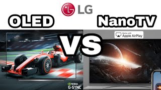 LG OLED vs NanoCell [upl. by Ahsekan]