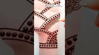 Dotted line mehndi design 🧿youtubeshorts shortsvideo viralvideo trending [upl. by Russi]