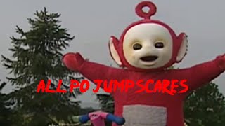 All po jumpscares from 5 nights at tubbyland fnatl 1 2 and 3 [upl. by Nemhauser137]