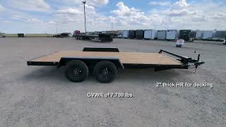 The Southland Trailers 16’ Lowboy Flat Deck Trailer [upl. by Yetnruoc898]