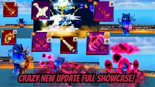 CRAZY NEW MALICE AND SERAPHIM UPDATE IN Roblox Blade Ball 🔥 Plus Giveaway 🔥 [upl. by Mina]