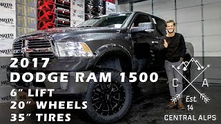 2017 Dodge Ram 1500 6quot Lift Kit Wheels Tires [upl. by Eillam]