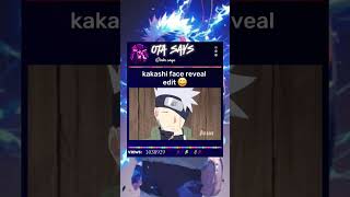 Kakashi face revealed 😷😉 ll FUNK DO BOUNCE Kakashi editamvanimenaruto kakashi edit shorts [upl. by Cavuoto]