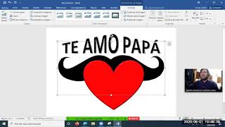 COMO HACER UN AFICHE EN WORD [upl. by Alidis510]